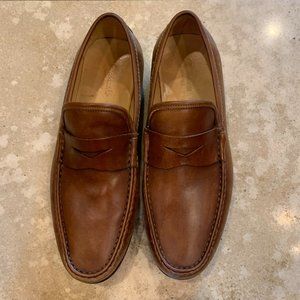 FACONNABLE Mens Driving Shoes US 9 EUR 42 Moccasins Leather Moc-toe Italy